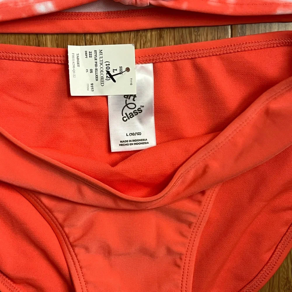 Girls - Art Class NWT 2 piece swim suit tankini Size L 10/12 American July 4th